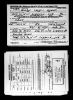 Monroe Mease Registration Card Monroe Mease Registration Card