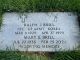 Ralph Brill and Mary Brandt Headstone